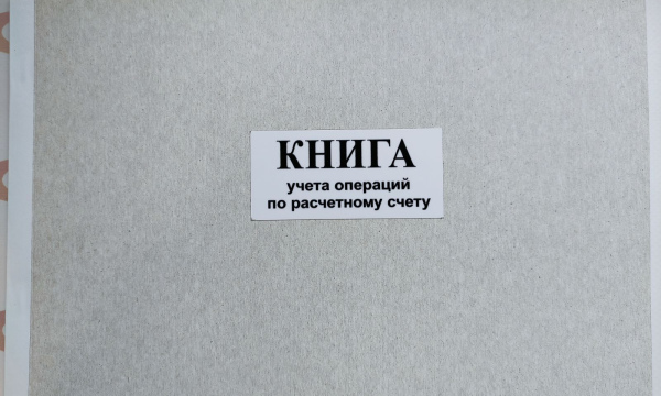 Книга учета операций по расчетному счету